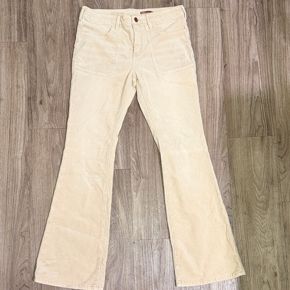 Anthropologie Pilcro The Icon Flare Corduroy Pants Size: 28 - Picture 2 of 14